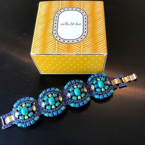Stella & Dot Sardinia bracelet in Blue